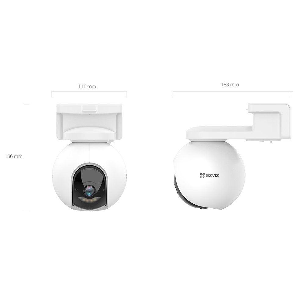 EZVIZ CS-CB8 Battery-Powered Wi-Fi Pan & Tilt Outdoor Security Camera 3MP 4mm (Mic) (Full Color)