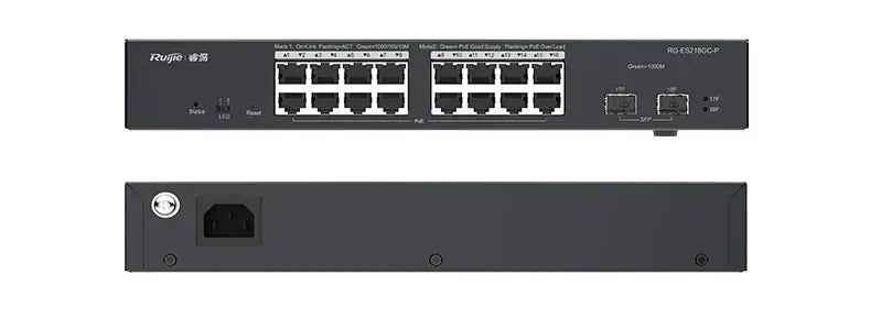 RUIJIE REYEE RG-ES218GC-P 18-PORT GIGABIT SMART CLOUD MANAGED POE SWITCH