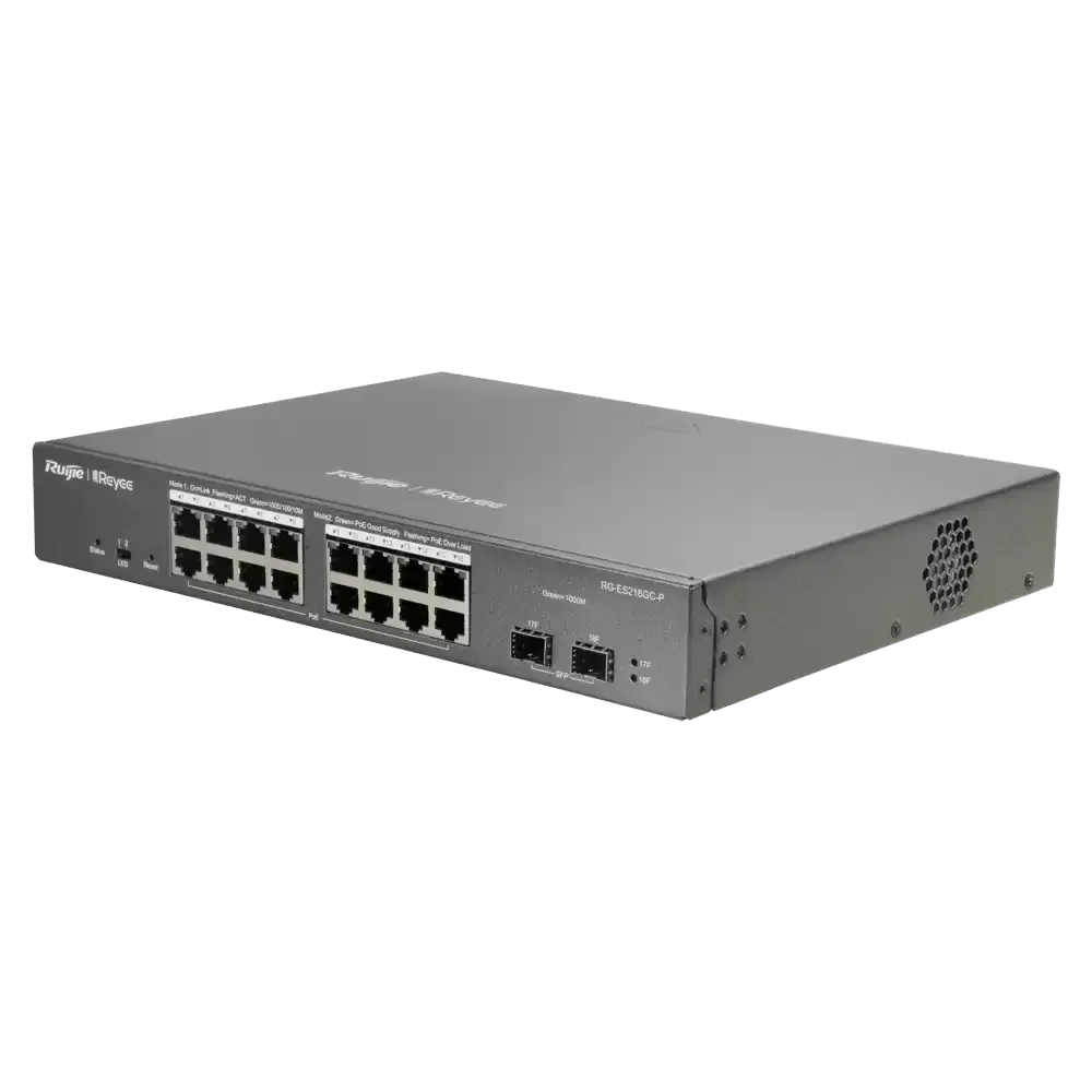 RUIJIE REYEE RG-ES218GC-P 18-PORT GIGABIT SMART CLOUD MANAGED POE SWITCH