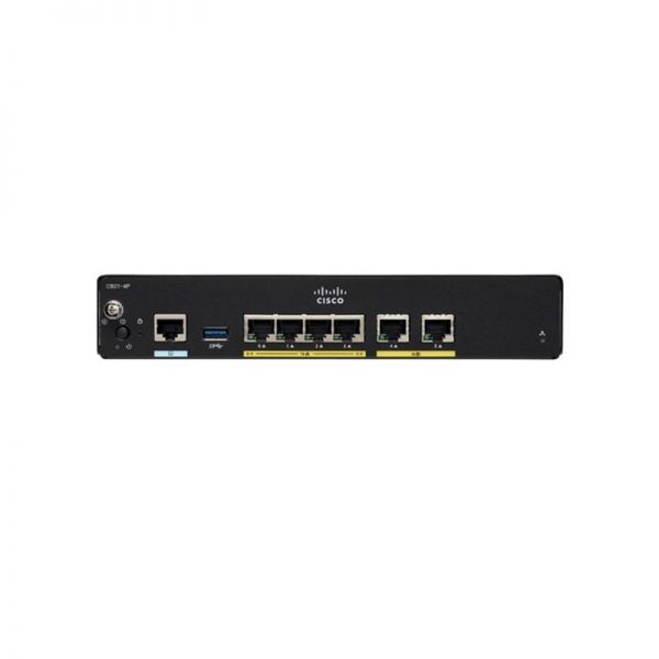 Cisco / C921-4P / 6 Ports Dual Gigabit WAN security router with internal power supply