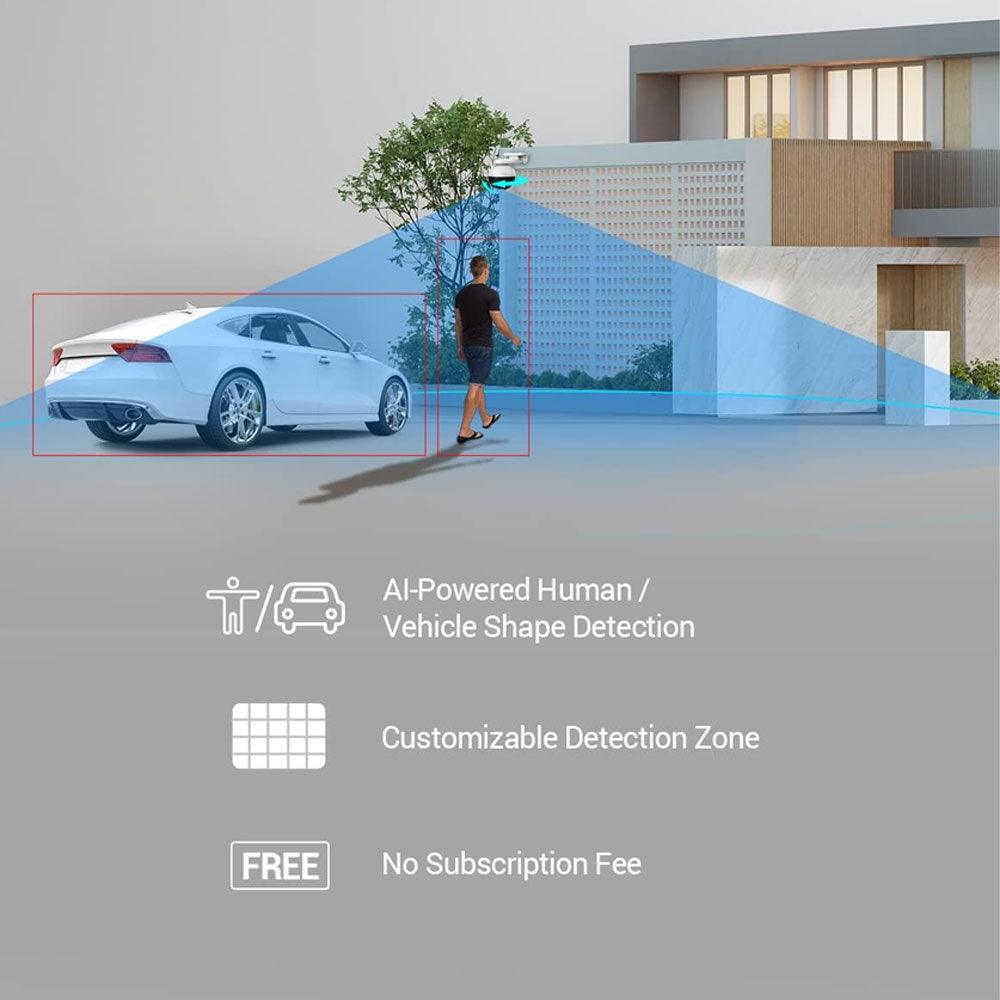 EZVIZ C8W Pro Wi-Fi Pan & Tilt Outdoor Security Camera 3MP 4mm (Mic)