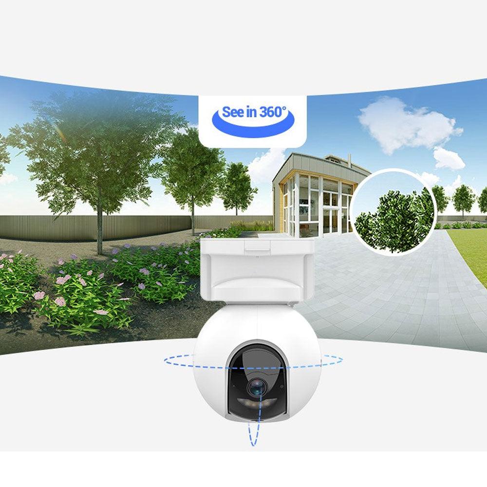EZVIZ CS-CB8 Battery-Powered Wi-Fi Pan & Tilt Outdoor Security Camera 3MP 4mm (Mic) (Full Color)