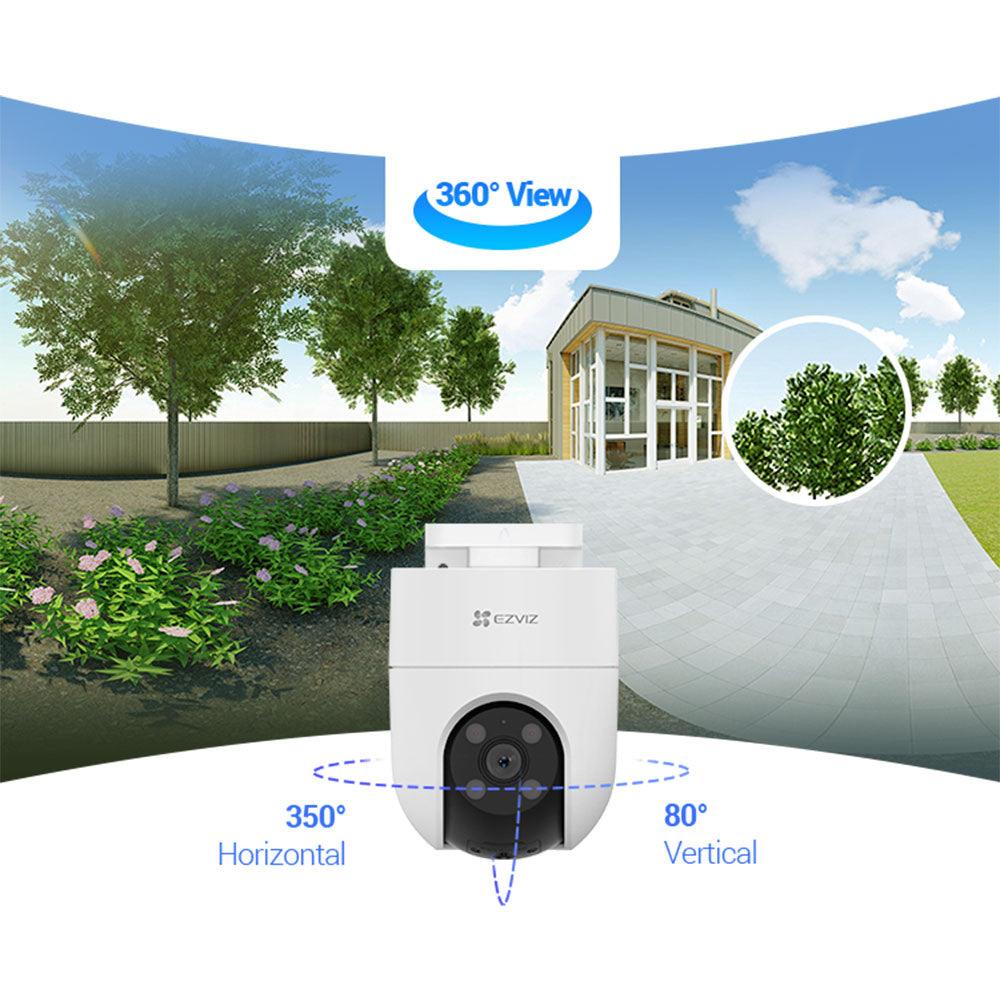 EZVIZ CS-H8C Wi-Fi Pan & Tilt Outdoor Security Camera 2MP 4mm (Mic) (Full Color)