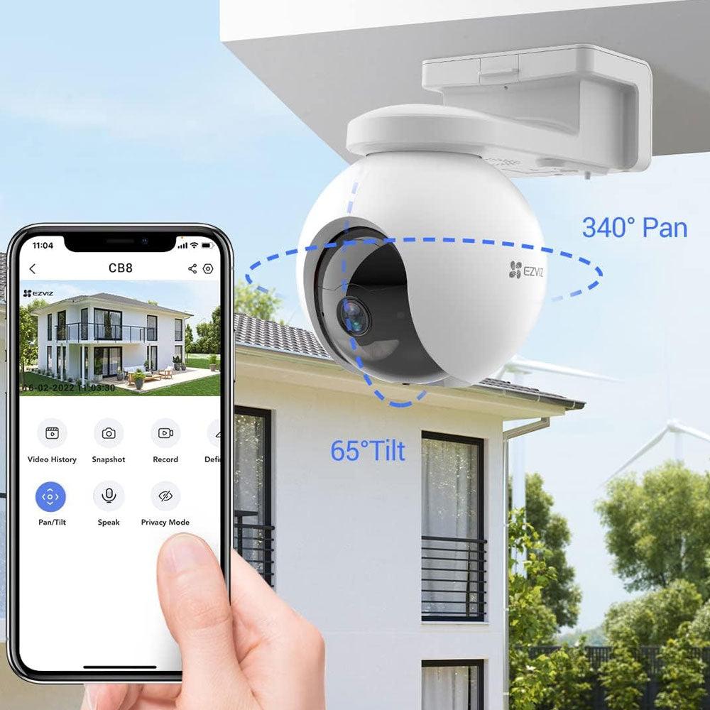 EZVIZ CS-HB8 Wi-Fi Pan & Tilt Outdoor Security Camera 4MP 4mm (Mic)