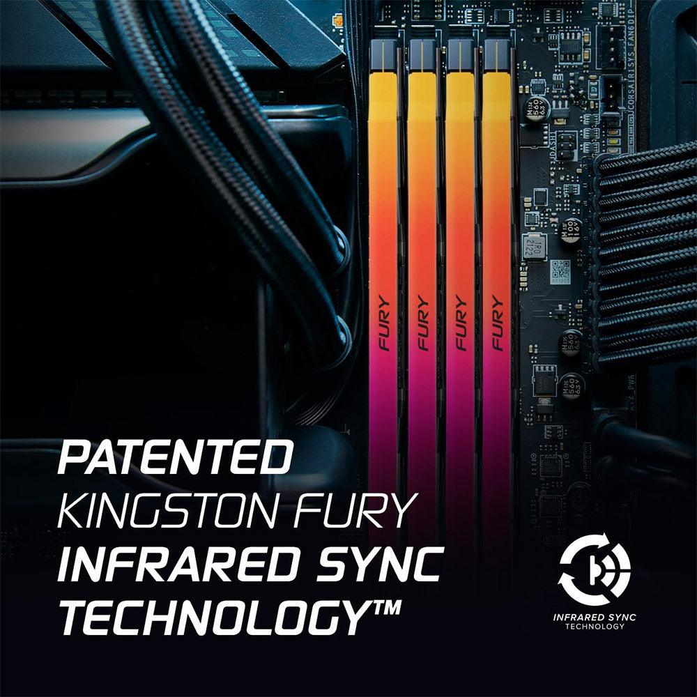 Kingston FURY Renegade RGB RAM 16GB DDR5 6400MT/s