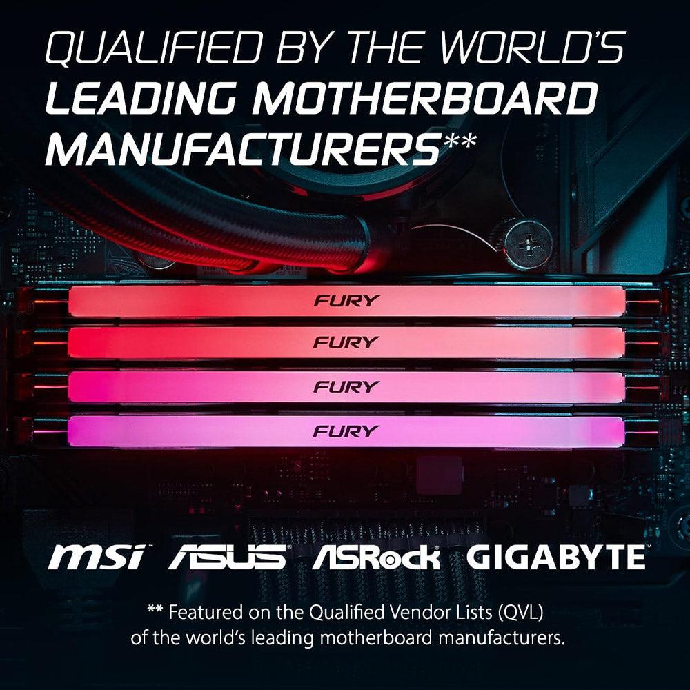 Kingston FURY Renegade RGB RAM 16GB DDR5 6400MT/s