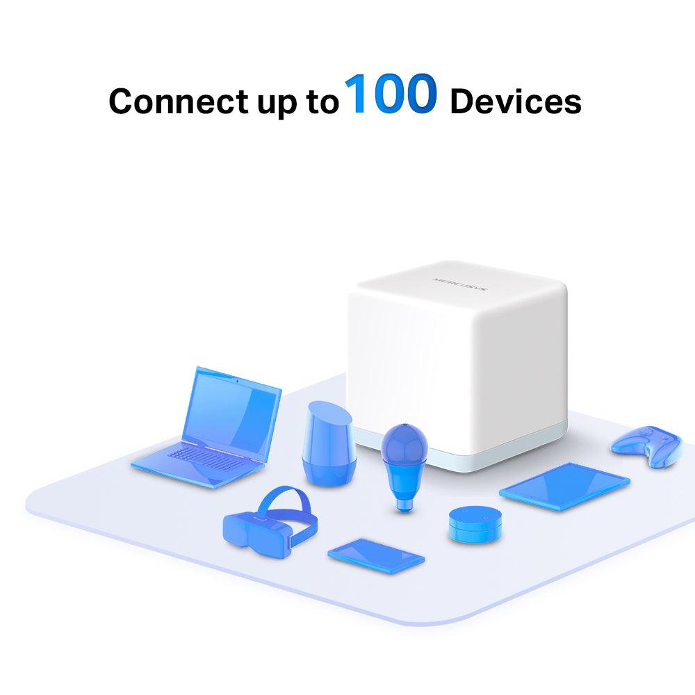 Mercusys Halo H30 AC1200 Whole Home Mesh Wi-Fi System 1200Mbps (3 Pack)