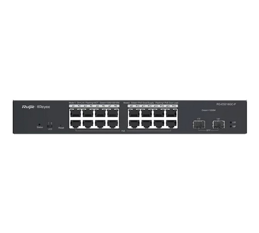 RUIJIE REYEE RG-ES218GC-P 18-PORT GIGABIT SMART CLOUD MANAGED POE SWITCH