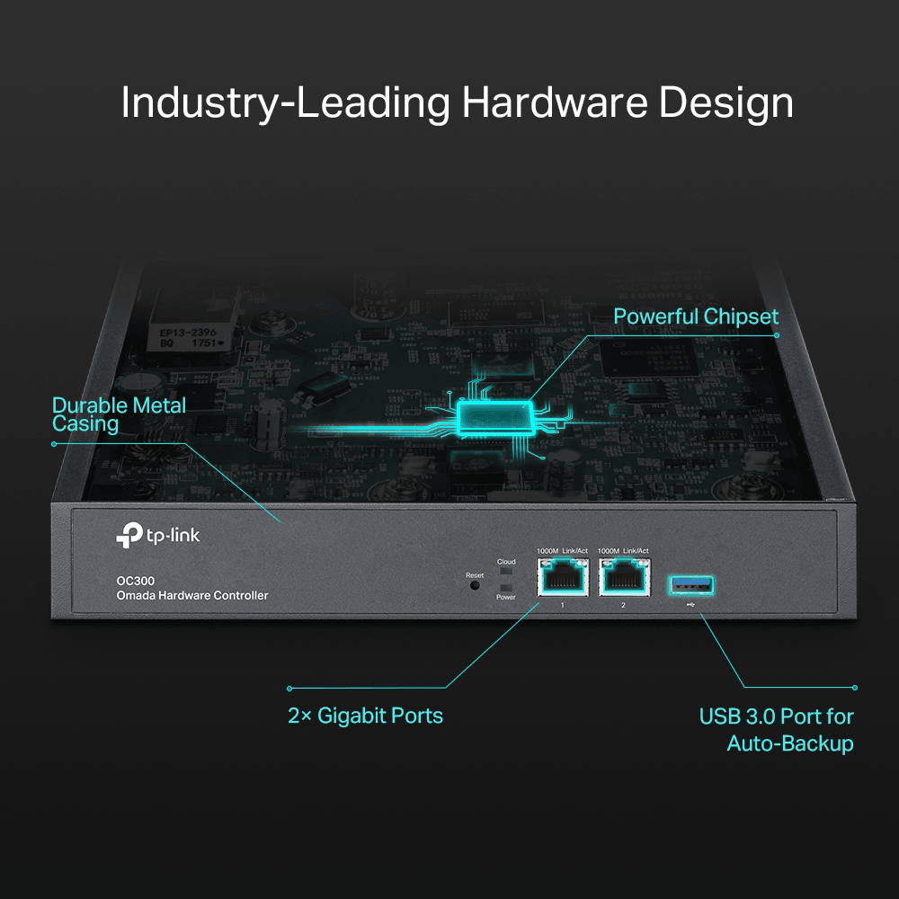 TP-Link OC300 Omada Hardware Controller 2 Port 10/100/1000Mpbs + USB