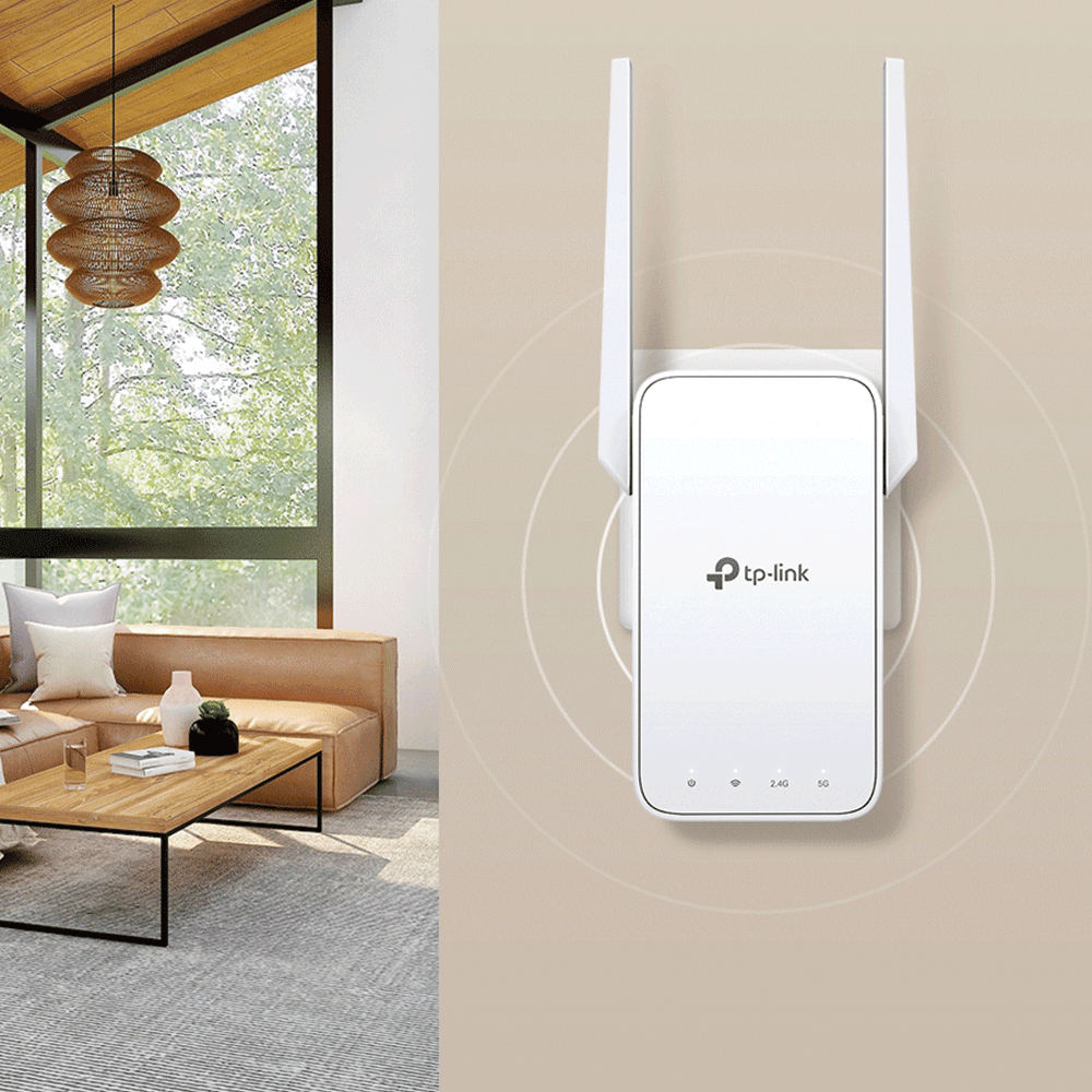 TP-Link RE315 AC1200 Wi-Fi Range Extender 1 Port 2 Antenna 1200Mbps